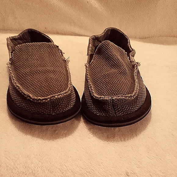 Sanuk Donna St hemp shoes, grey, Size 6 womans - Picture 3 of 3